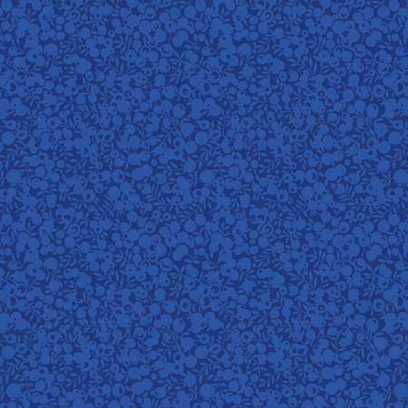 Cotton quilting fabric pattern called 'Nautical Blue'. Part of the 'Wiltshire Shadow' fabric collection. Designed by Liberty Fabrics Collection for fabric company Liberty Fabrics. SKU: 01666546A. 44-45 inch width.