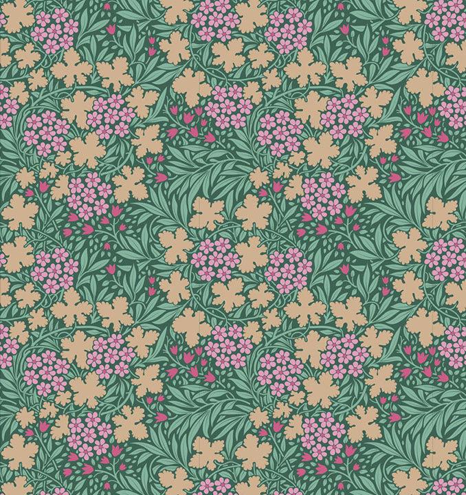 Hibernation - Autumn Bloom in Sage - 100539 - Half Yard