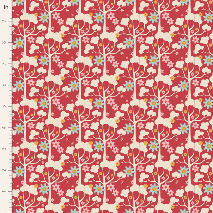 Jubilee - Wildgarden in Red - 100542 - Half Yard