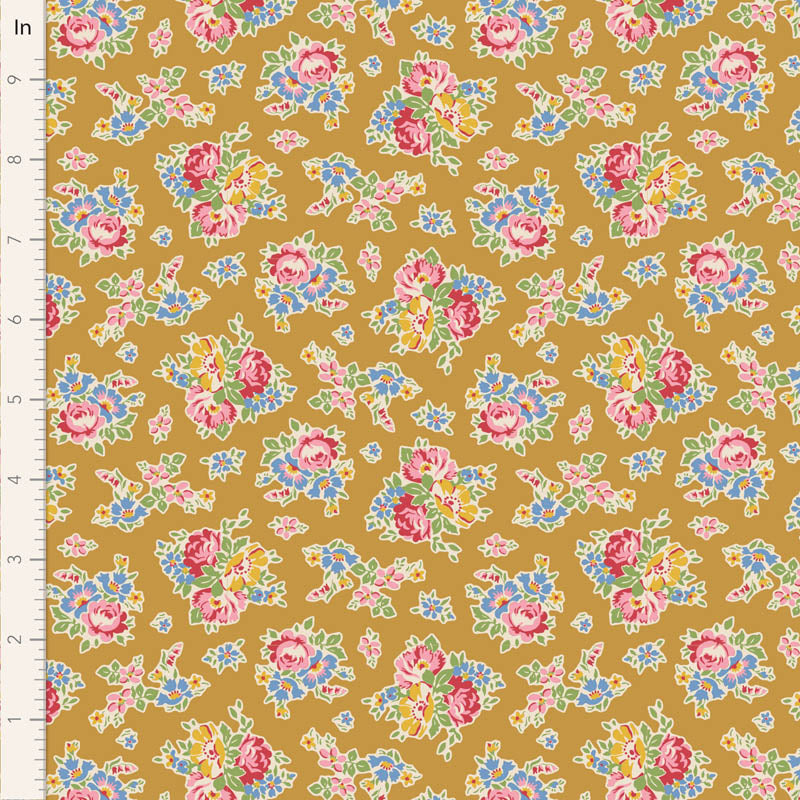 Jubilee - Sue in Mustard - 100549 - Half Yard