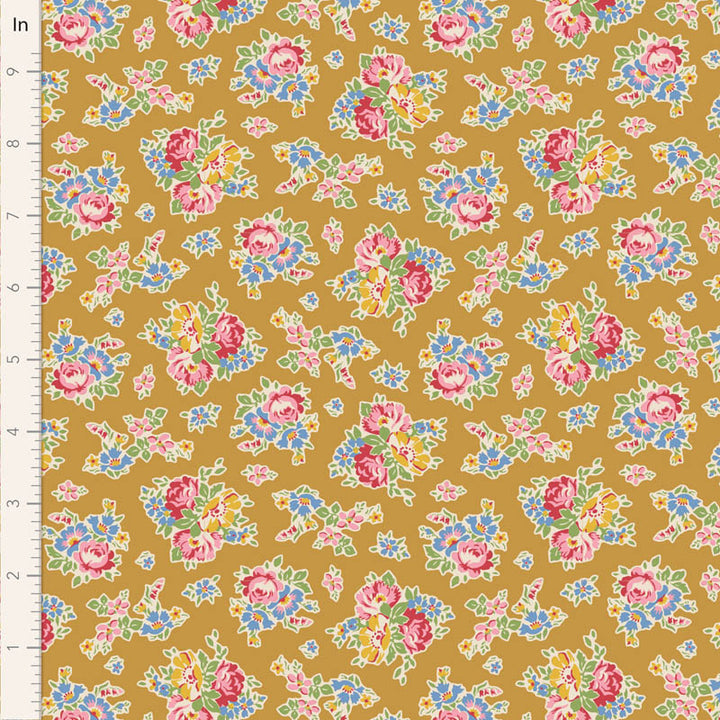 Jubilee - Sue in Mustard - 100549 - Half Yard