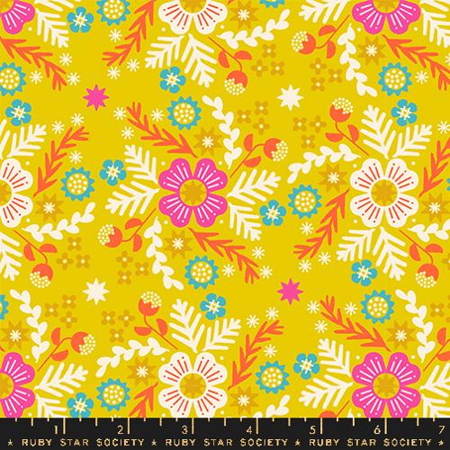 Cotton quilting fabric pattern called 'RS1073 13'. Part of the 'Pivot' fabric collection. Designed by Rashida Coleman Hale for fabric company Ruby Star Society. SKU: RS1073 13. 44-45 inch width.