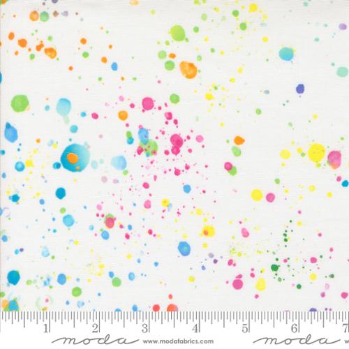 PREORDER - 108" Gradients Euphoria - Splatter in Rainbow - 108024 11 - Half Yard