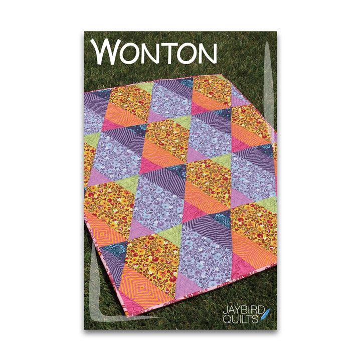 Paper quilt pattern called 'Wonton' by Jaybird Quilts. SKU: JBQ 124