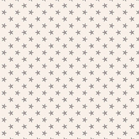 Cotton quilting fabric pattern called 'Tiny Star in Grey'. Part of the 'Tilda Classics' fabric collection. Designed by Tilda Fabrics for fabric company Tilda Fabrics. SKU: 130039. 44-45 inch width.