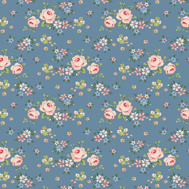 Cotton quilting fabric pattern called 'Summer'. Part of the 'Creating Memories' fabric collection. Designed by Tilda Fabrics for fabric company Tilda Fabrics. SKU: TIL130129. 44-45 inch width.