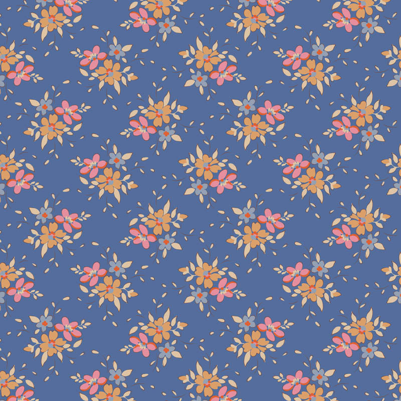 Cotton quilting fabric pattern called 'Summer'. Part of the 'Creating Memories' fabric collection. Designed by Tilda Fabrics for fabric company Tilda Fabrics. SKU: TIL130132. 44-45 inch width.