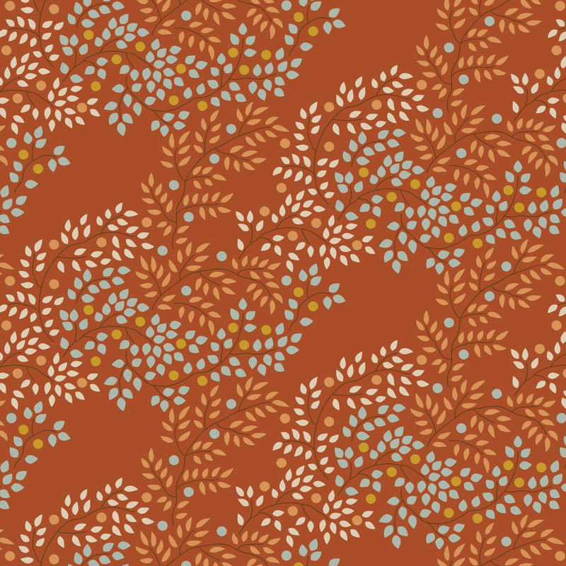 Cotton quilting fabric pattern called 'Autumn'. Part of the 'Creating Memories' fabric collection. Designed by Tilda Fabrics for fabric company Tilda Fabrics. SKU: TIL130140. 44-45 inch width.