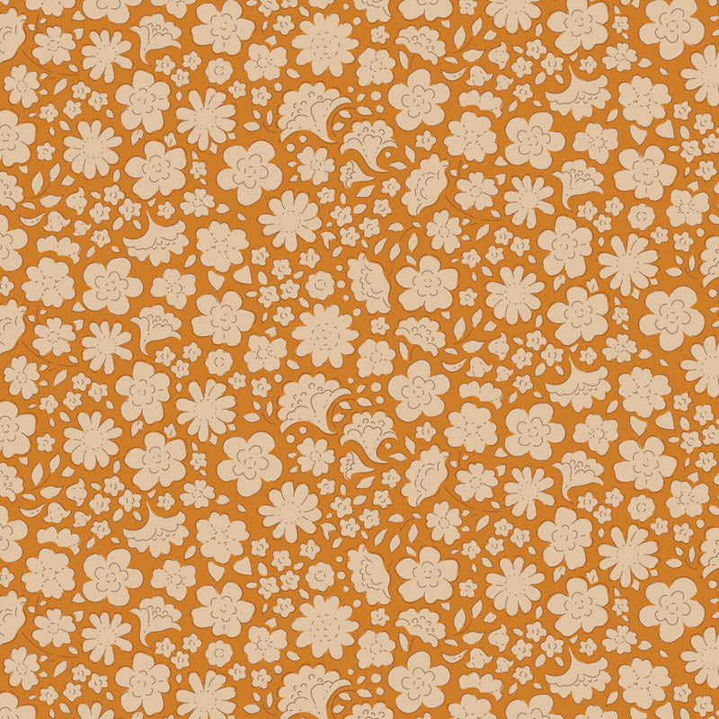 Cotton quilting fabric pattern called 'Autumn'. Part of the 'Creating Memories' fabric collection. Designed by Tilda Fabrics for fabric company Tilda Fabrics. SKU: TIL130141. 44-45 inch width.