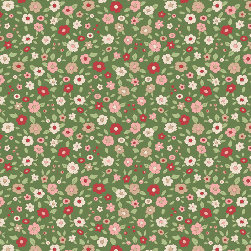 Cotton quilting fabric pattern called 'Winter'. Part of the 'Creating Memories' fabric collection. Designed by Tilda Fabrics for fabric company Tilda Fabrics. SKU: TIL130145. 44-45 inch width.