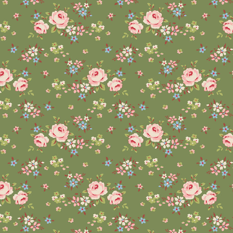 Cotton quilting fabric pattern called 'Winter'. Part of the 'Creating Memories' fabric collection. Designed by Tilda Fabrics for fabric company Tilda Fabrics. SKU: TIL130151. 44-45 inch width.