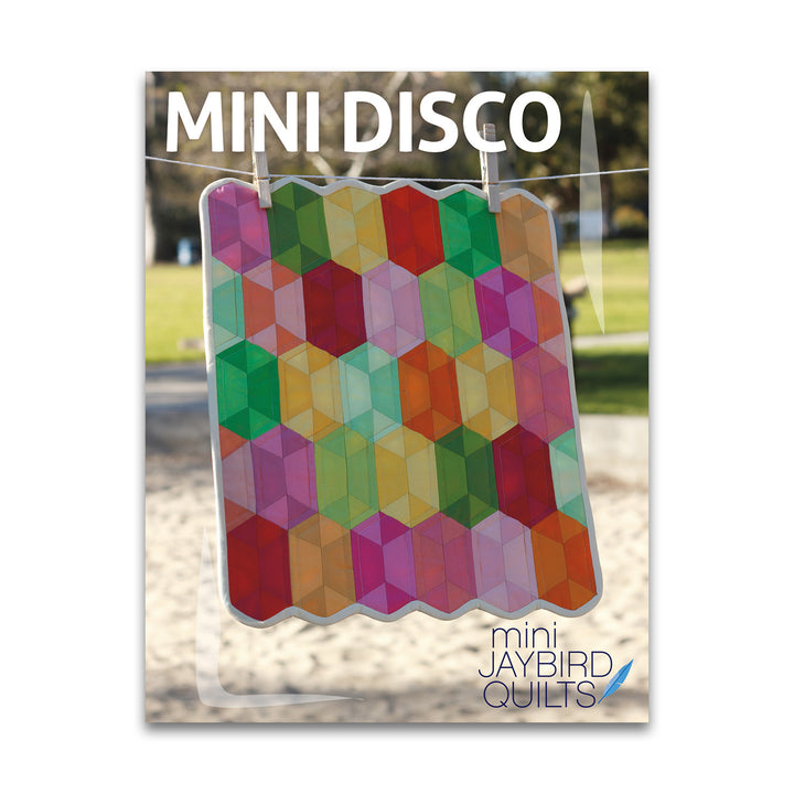 Paper quilt pattern called 'Mini Disco' by Jaybird Quilts. SKU: JBQ 142