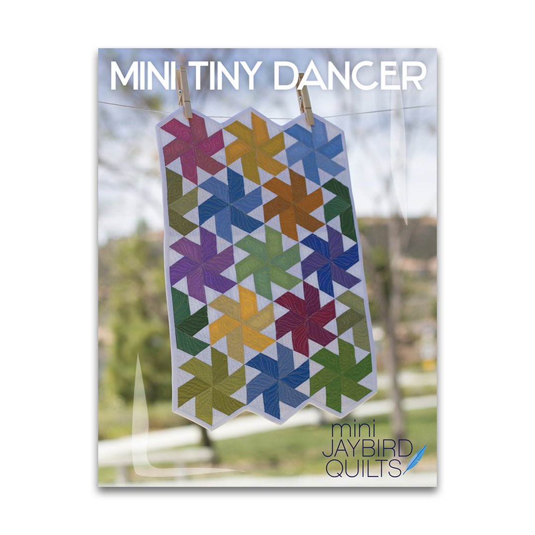 Paper quilt pattern called 'Mini Tiny Dancer' by Jaybird Quilts. SKU: JBQ 144