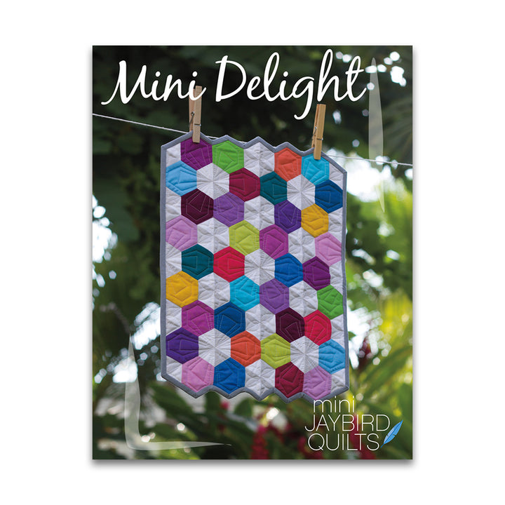 Paper quilt pattern called 'Mini Delight' by Jaybird Quilts. SKU: JBQ 147