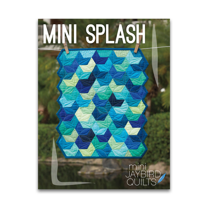 Paper quilt pattern called 'Mini Splash' by Jaybird Quilts. SKU: JBQ 158