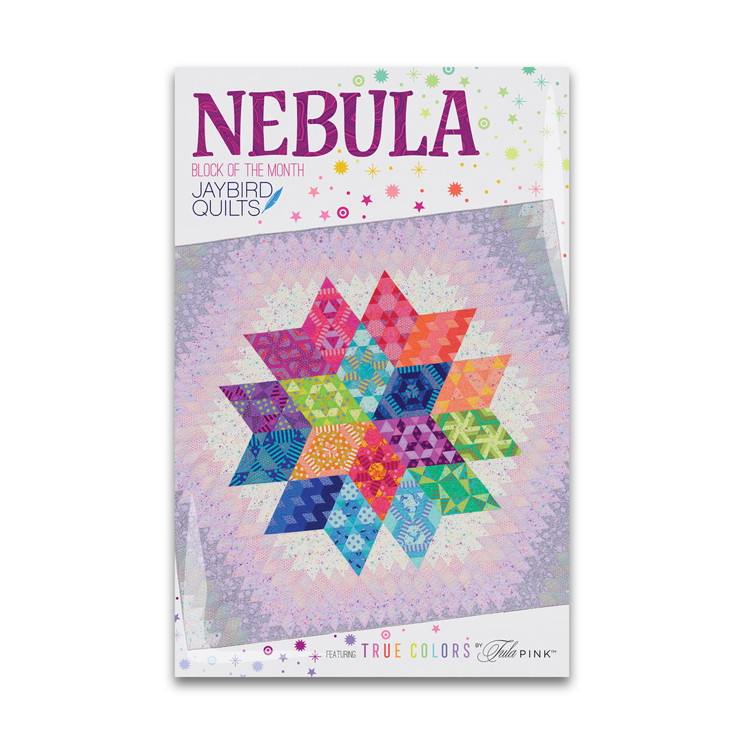 Paper quilt pattern called 'Nebula' by Jaybird Quilts. SKU: JBQ 178