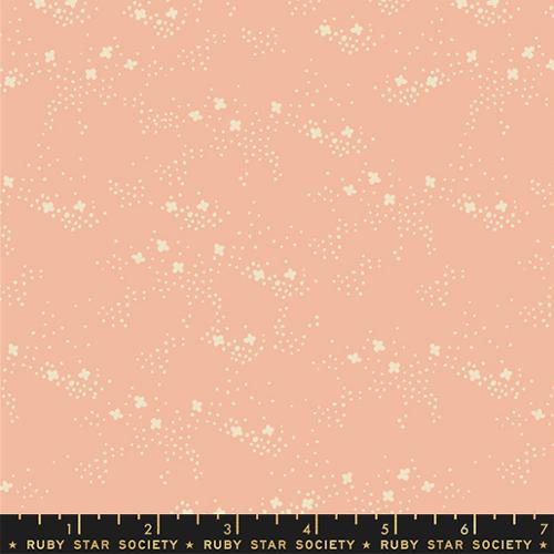 Cotton quilting fabric pattern called 'Field in Dahlia'. Part of the 'Dog Park' fabric collection. Designed by Sarah Watts for fabric company Ruby Star Society. SKU: RS2100 13. 44-45 inch width.