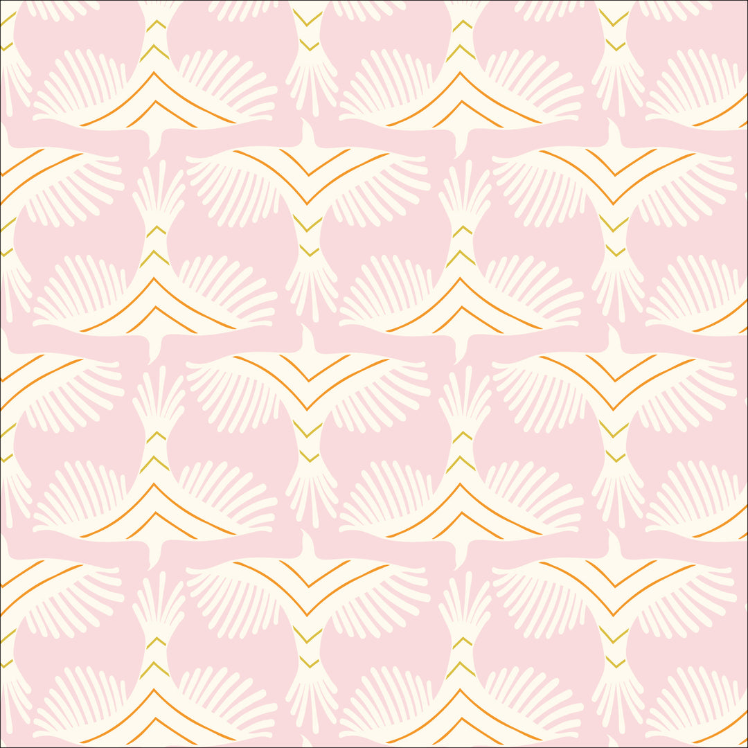 Cotton quilting fabric pattern called 'Soar'. Part of the 'Savanna Dreams' fabric collection. Designed by Kate Lower for fabric company Cloud 9 Fabrics. SKU: 227453. 44-45 inch width.