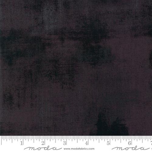 Cotton quilting fabric pattern called 'Grunge in Iron'. Part of the 'Grunge Basics' fabric collection. Designed by Basic Grey for fabric company Moda Fabrics. SKU: 30150-438. 44-45 inch width.