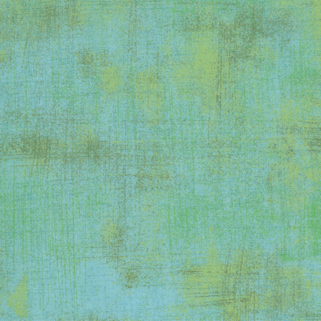 Cotton quilting fabric pattern called 'Grunge in Charmed'. Part of the 'Grunge Basics' fabric collection. Designed by Basic Grey for fabric company Moda Fabrics. SKU: 30150 73. 44-45 inch width.