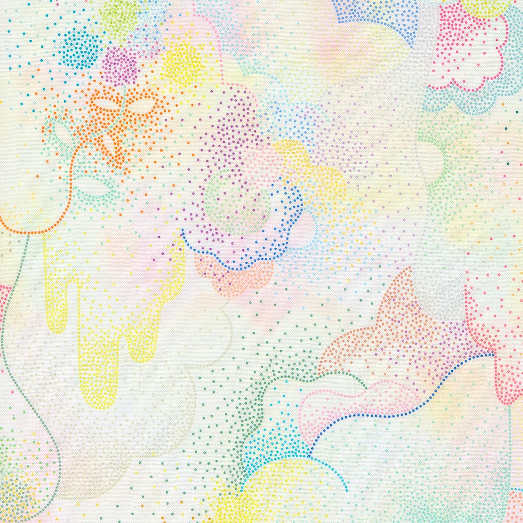 Cotton quilting fabric pattern called 'Gradients Auras in Prism'. Part of the 'Gradients Auras' fabric collection. Designed by Moda for fabric company Moda. SKU: 33737 11. 44-45 inch width.