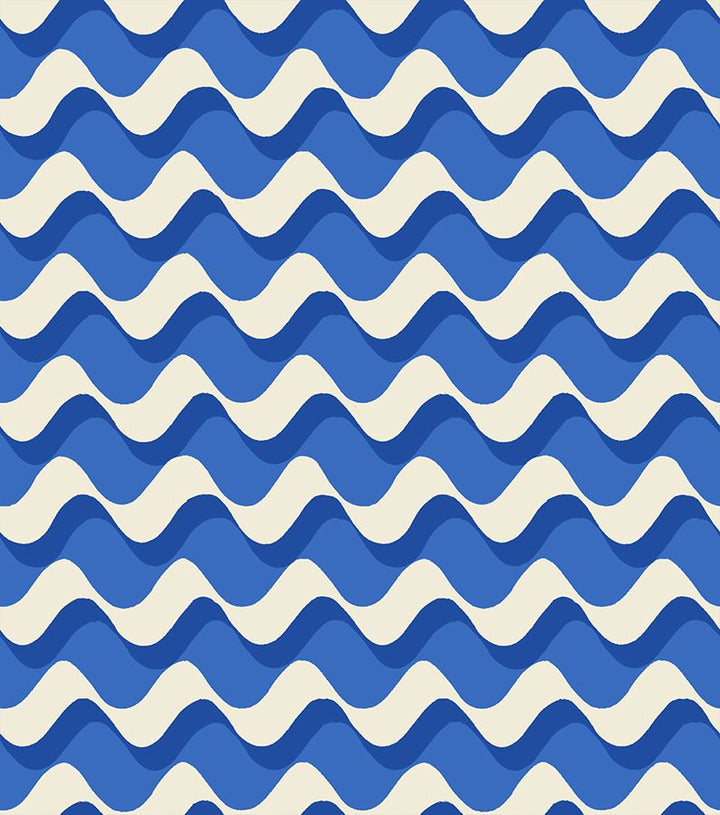 Water Ripple in Royal Blue - RS5128 12 - Half Yard