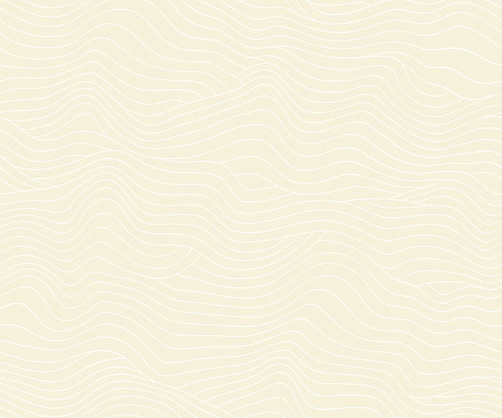 Water Wavelength in Natural - RS5129 11 - Half Yard