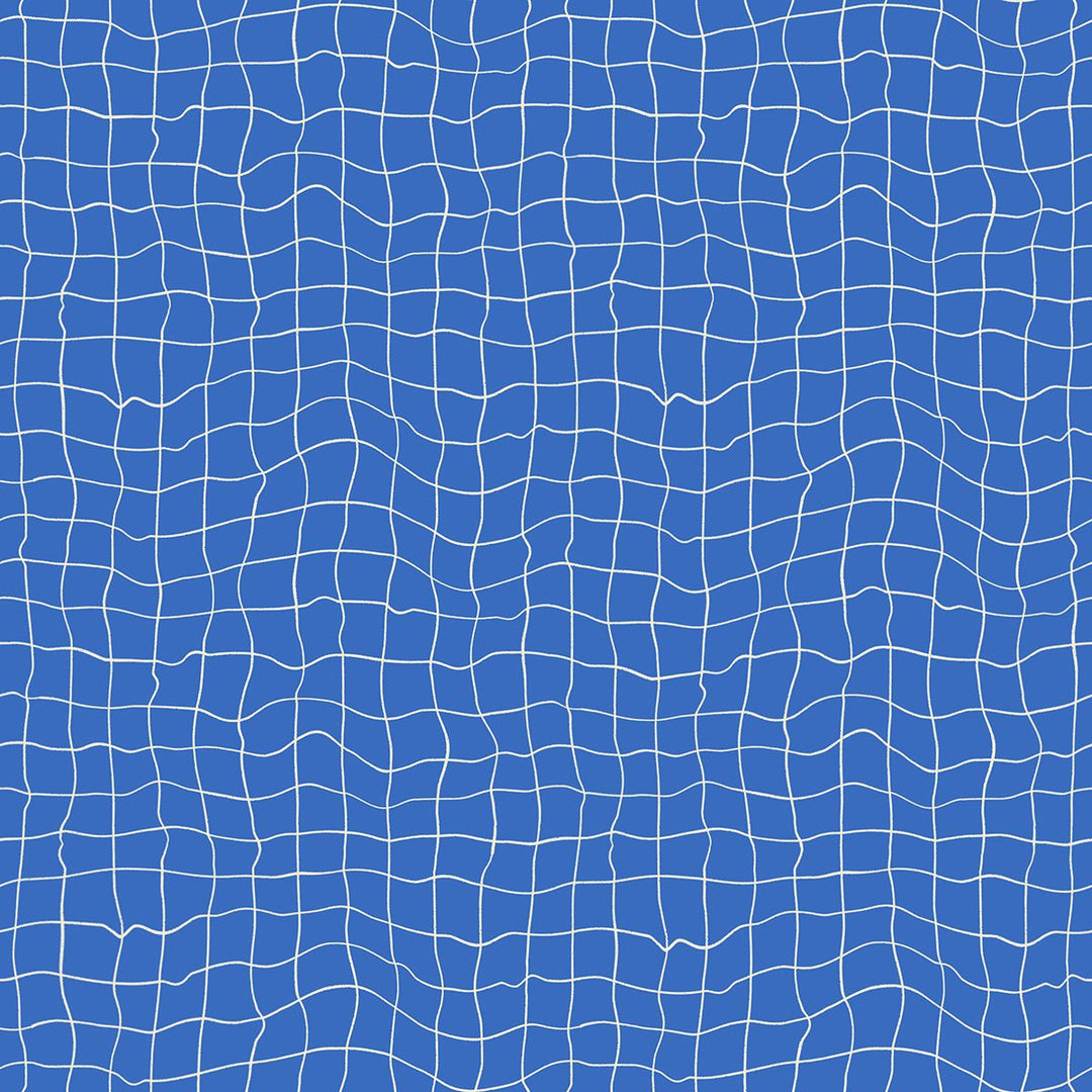 Water Pool Tiles in Royal Blue - RS5131 16 - Half Yard