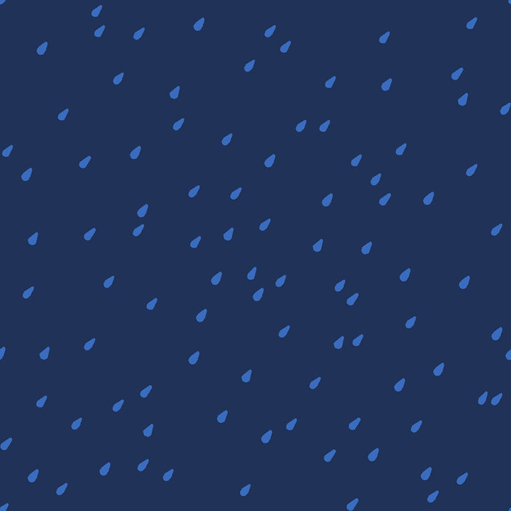 Water Drops in Navy - RS5132 16 - Half Yard