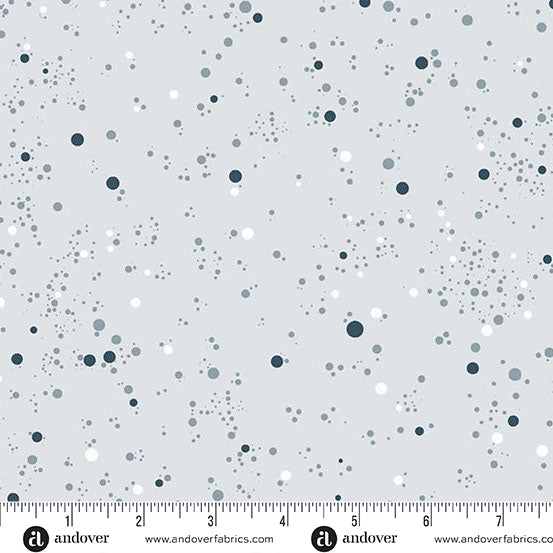 Cotton quilting fabric pattern called 'Club Soda'. Part of the 'Fizz' fabric collection. Designed by Giucy Giuce for fabric company Andover. SKU: A-1344-C. 44-45 inch width.