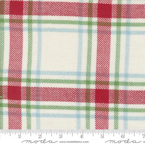 PREORDER - Classic Retro Holiday - Natural Plaid - 16" Toweling - 920 307 - Half Yard