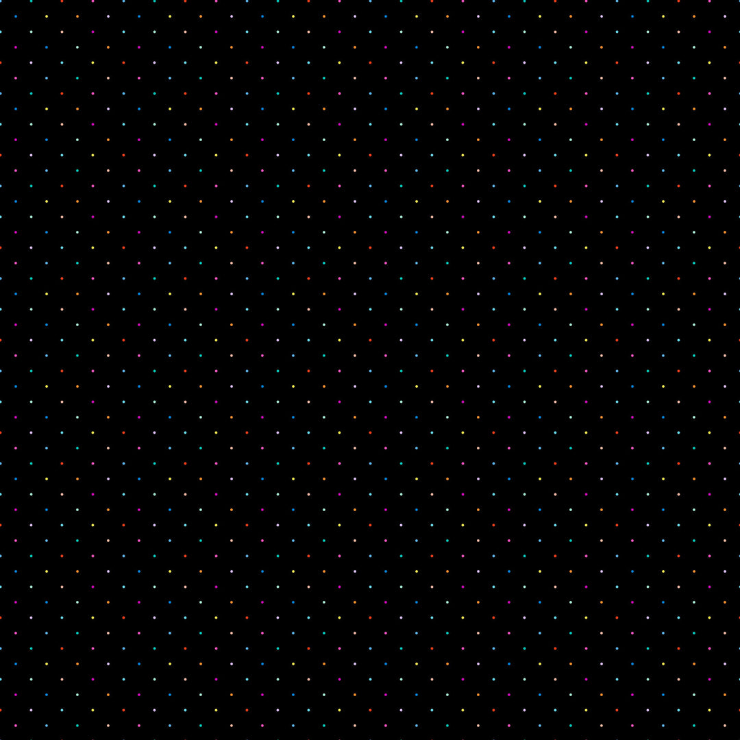 Dusk - Ditsy Dots in Black Multi - Ghazal Razavi - 92041-99
