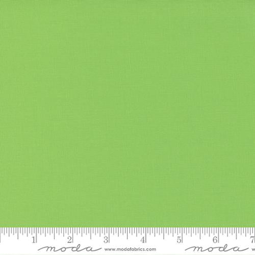 Cotton quilting fabric pattern called 'Lime'. Part of the 'Bella Solids' fabric collection. Designed by Moda for fabric company Moda. SKU: 9900 75. 44-45 inch width.