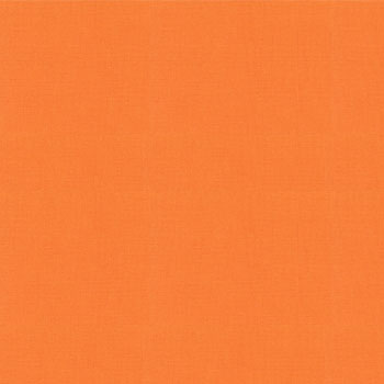 Cotton quilting fabric pattern called 'Orange'. Part of the 'Bella Solids' fabric collection. Designed by Moda Fabrics for fabric company Moda Fabrics. SKU: 9900 80. 44-45 inch width.