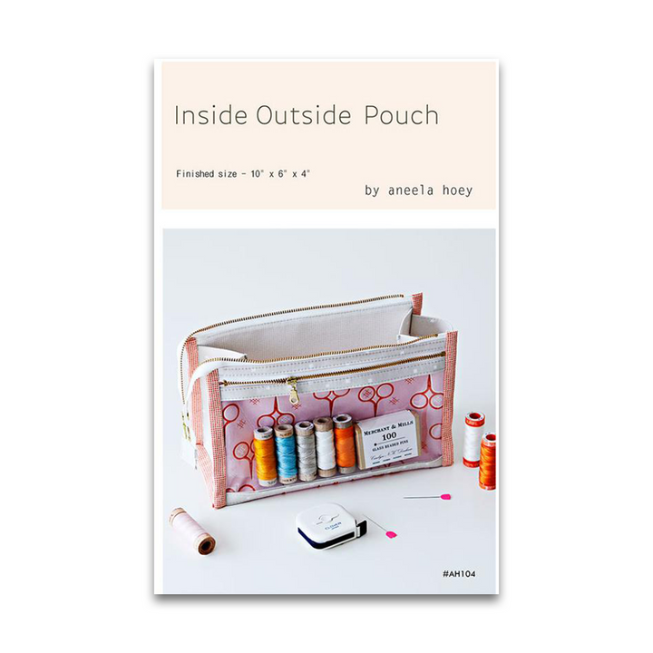 Inside Outside Pouch - Sewing Pattern - Aneela Hoey - Paper Pattern