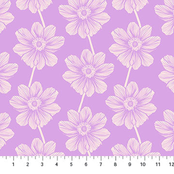 Cotton quilting fabric pattern called 'Anna Maria Textiles'. Part of the 'Indelible' fabric collection. Designed by Anna Maria Parry for fabric company Anna Maria Textiles. SKU: AMT1000-83V. 44-45 inch width.