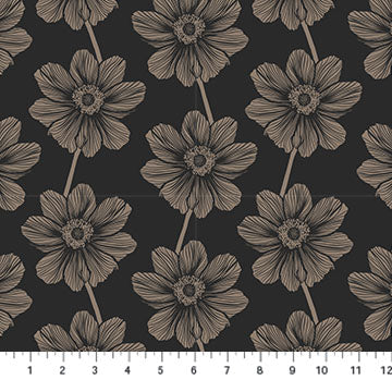 Cotton quilting fabric pattern called 'Anna Maria Textiles'. Part of the 'Indelible' fabric collection. Designed by Anna Maria Parry for fabric company Anna Maria Textiles. SKU: AMT1000-99L. 44-45 inch width.