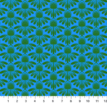 Cotton quilting fabric pattern called 'Anna Maria Textiles'. Part of the 'Indelible' fabric collection. Designed by Anna Maria Parry for fabric company Anna Maria Textiles. SKU: AMT1001-62C. 44-45 inch width.