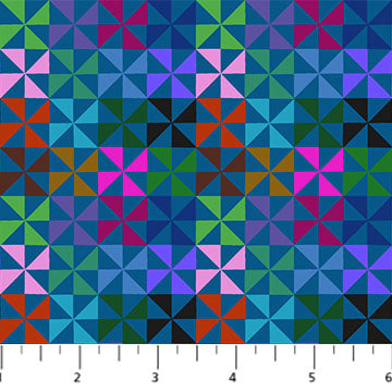 Cotton quilting fabric pattern called 'Anna Maria Textiles'. Part of the 'PieceWORK' fabric collection. Designed by Anna Maria Parry for fabric company Anna Maria Textiles. SKU: AMT113-45L. 44-45 inch width.