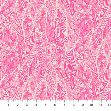 Cotton quilting fabric pattern called 'Anna Maria Textiles'. Part of the 'Shooting Star' fabric collection. Designed by Anna Maria Parry for fabric company Anna Maria Textiles. SKU: AMT118-23L. 44-45 inch width.