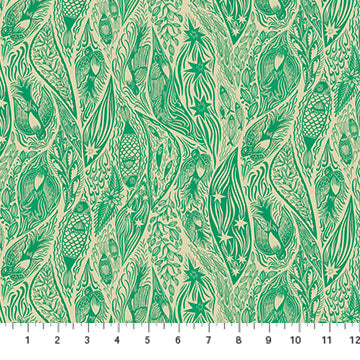 Cotton quilting fabric pattern called 'Anna Maria Textiles'. Part of the 'Shooting Star' fabric collection. Designed by Anna Maria Parry for fabric company Anna Maria Textiles. SKU: AMT118-75C. 44-45 inch width.