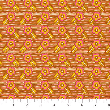 Cotton quilting fabric pattern called 'Anna Maria Textiles'. Part of the 'Shooting Star' fabric collection. Designed by Anna Maria Parry for fabric company Anna Maria Textiles. SKU: AMT121-58C. 44-45 inch width.