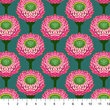 Cotton quilting fabric pattern called 'Anna Maria Textiles'. Part of the 'Iconic' fabric collection. Designed by Anna Maria Parry for fabric company Anna Maria Textiles. SKU: AMT123-28L. 44-45 inch width.