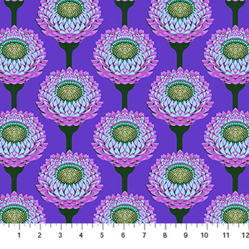 Cotton quilting fabric pattern called 'Anna Maria Textiles'. Part of the 'Iconic' fabric collection. Designed by Anna Maria Parry for fabric company Anna Maria Textiles. SKU: AMT123-63C. 44-45 inch width.