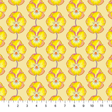 Cotton quilting fabric pattern called 'Anna Maria Textiles'. Part of the 'Iconic' fabric collection. Designed by Anna Maria Parry for fabric company Anna Maria Textiles. SKU: AMT124-52V. 44-45 inch width.