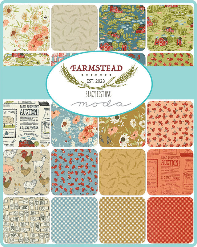 PREORDER - Farmstead - 10" Layer Cake 42 Piece Assorted - Stacy Iest Hsu - 20900LC