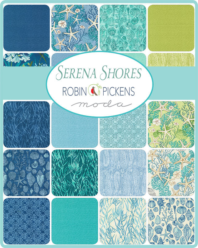 PREORDER - Serena Shores - 5" Charm Pack - Robin Pickens - 48770PP - 42 Piece Assorted