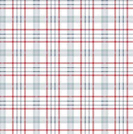 Cotton quilting fabric pattern called 'Plaid in Storm'. Part of the 'American Beauty' fabric collection. Designed by Dani Mogstad for fabric company Riley Blake. SKU: C14443R-STORM . 44-45 inch width.