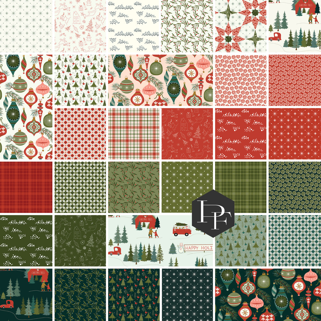 PREORDER - Christmas is in Town - Fat Quarter Bundle of 32 pcs - Sandy Gervais - FQSG.CHRISTMAS