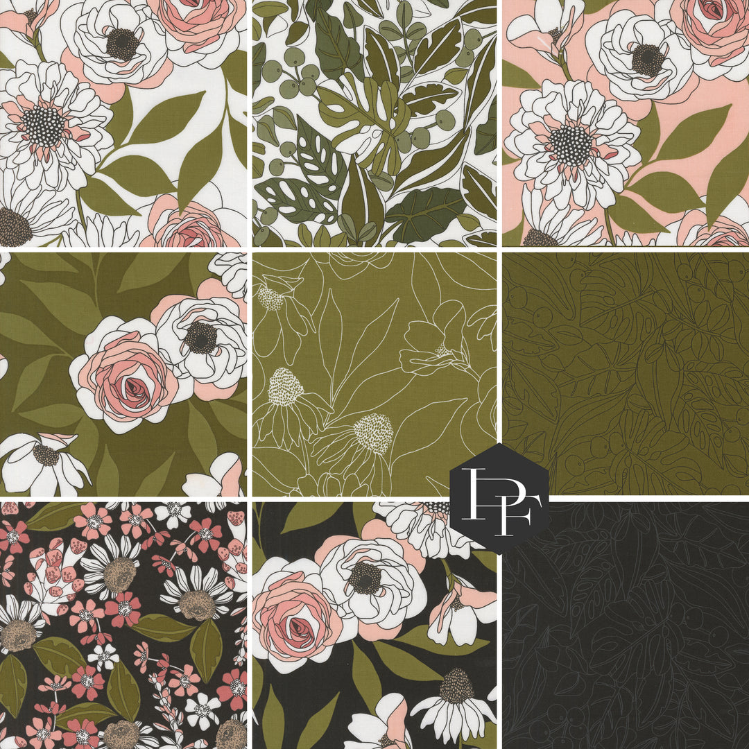 PREORDER - Botany - Half Yard Bundle of 9 pcs - HYAKD.BOTANY